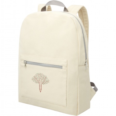 Logotrade corporate gift picture of: Pheebs 450 g/m² recycled cotton and polyester backpack 10L