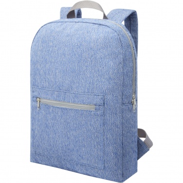 Logotrade promotional merchandise photo of: Pheebs 450 g/m² recycled cotton and polyester backpack 10L