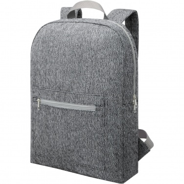 Logo trade promotional gift photo of: Pheebs 450 g/m² recycled cotton and polyester backpack 10L