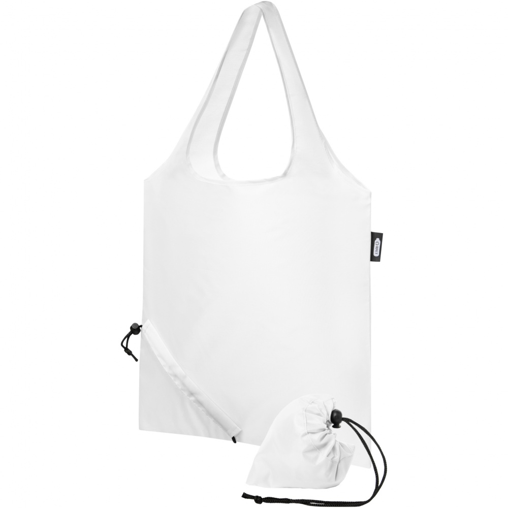 Logo trade promotional products image of: Sabia RPET foldable tote bag 7L