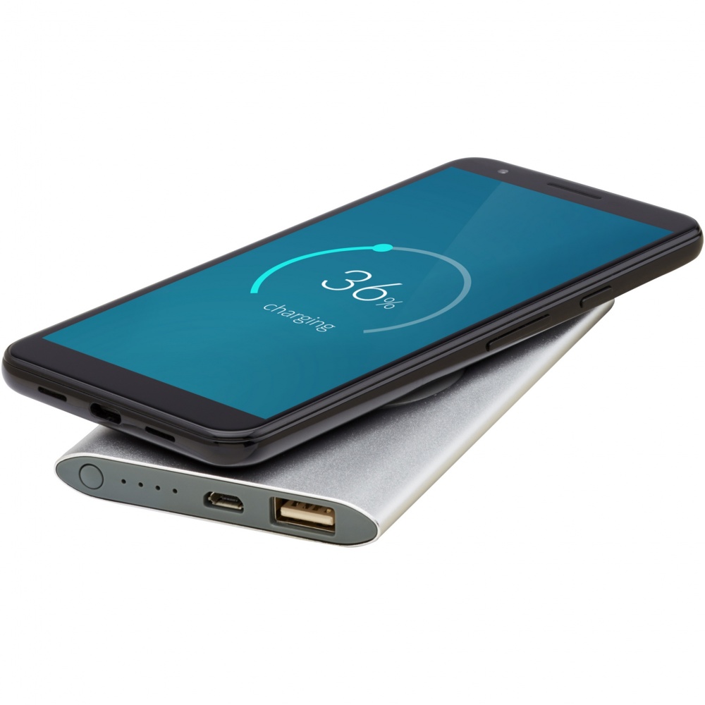 Logo trade corporate gifts image of: Juice 4000mAh wireless power bank 