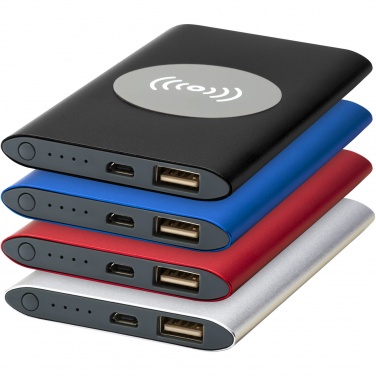 Logo trade corporate gift photo of: Juice 4000mAh wireless power bank 