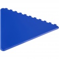 Frosty triangular recycled plastic ice scraper, Royal blue