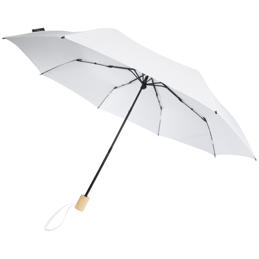 Logotrade promotional item image of: Birgit 21'' foldable windproof recycled PET umbrella