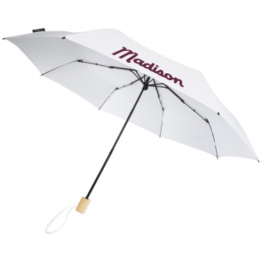 Logo trade promotional products picture of: Birgit 21'' foldable windproof recycled PET umbrella