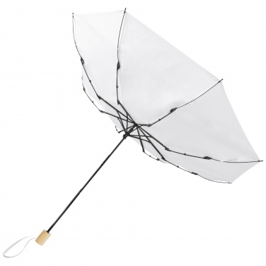 Logo trade promotional giveaways picture of: Birgit 21'' foldable windproof recycled PET umbrella