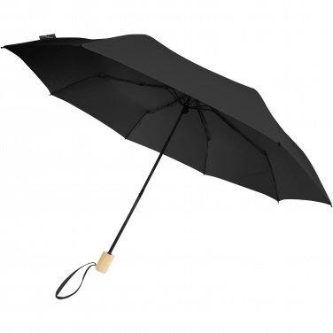 Logo trade promotional item photo of: Birgit 21'' foldable windproof recycled PET umbrella