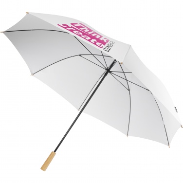 Logo trade promotional giveaways image of: Romee 30'' windproof recycled PET golf umbrella