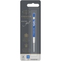 Parker Gel ballpoint pen refill, Silver / Sky blue