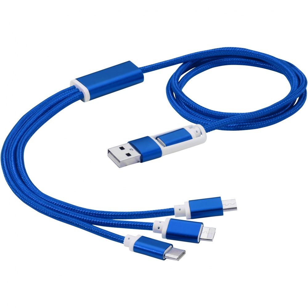 Logo trade promotional merchandise picture of: Versatile 5-in-1 charging cable