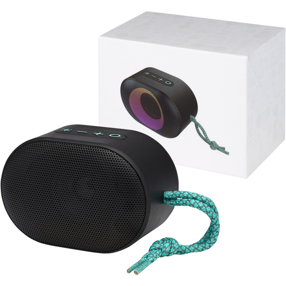 Logo trade promotional gifts image of: Move IPX6 outdoor speaker with RGB mood light