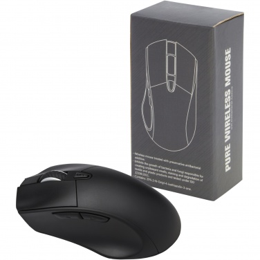 Logo trade business gifts image of: Pure wireless mouse with antibacterial additive