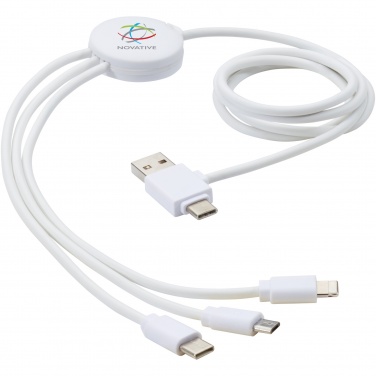 Logotrade advertising products photo of: Pure 5-in-1 charging cable with antibacterial additive