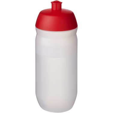 Logo trade promotional merchandise picture of: HydroFlex™ Clear 500 ml squeezy sport bottle