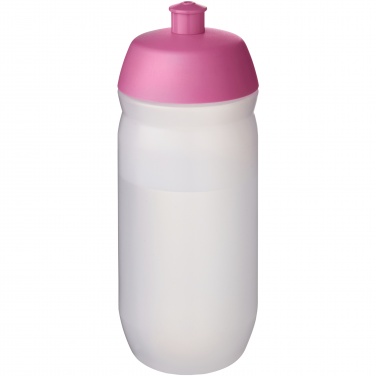 Logo trade promotional giveaways picture of: HydroFlex™ Clear 500 ml squeezy sport bottle