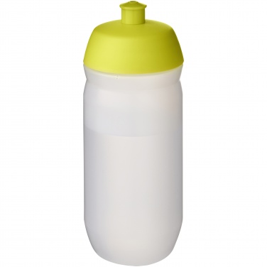 Logo trade promotional gifts image of: HydroFlex™ Clear 500 ml squeezy sport bottle