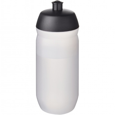 Logo trade business gifts image of: HydroFlex™ Clear 500 ml squeezy sport bottle