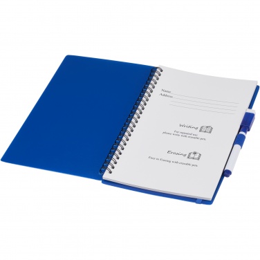 Logo trade advertising products image of: Pebbles reference reusable notebook