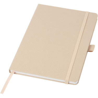 Logo trade promotional gifts picture of: Honua A5 recycled paper notebook with recycled PET cover