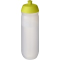 HydroFlex™ Clear 750 ml squeezy sport bottle, Lime green / Frosted clear