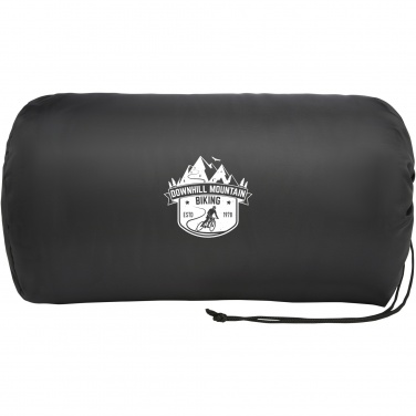 Logo trade corporate gifts picture of: Marigold GRS certified RPET polar fleece and sherpa blanket