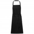 Orissa 200 g/m² organic cotton apron, Solid black