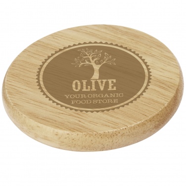 Logo trade promotional products picture of: Scoll wooden coaster with bottle opener