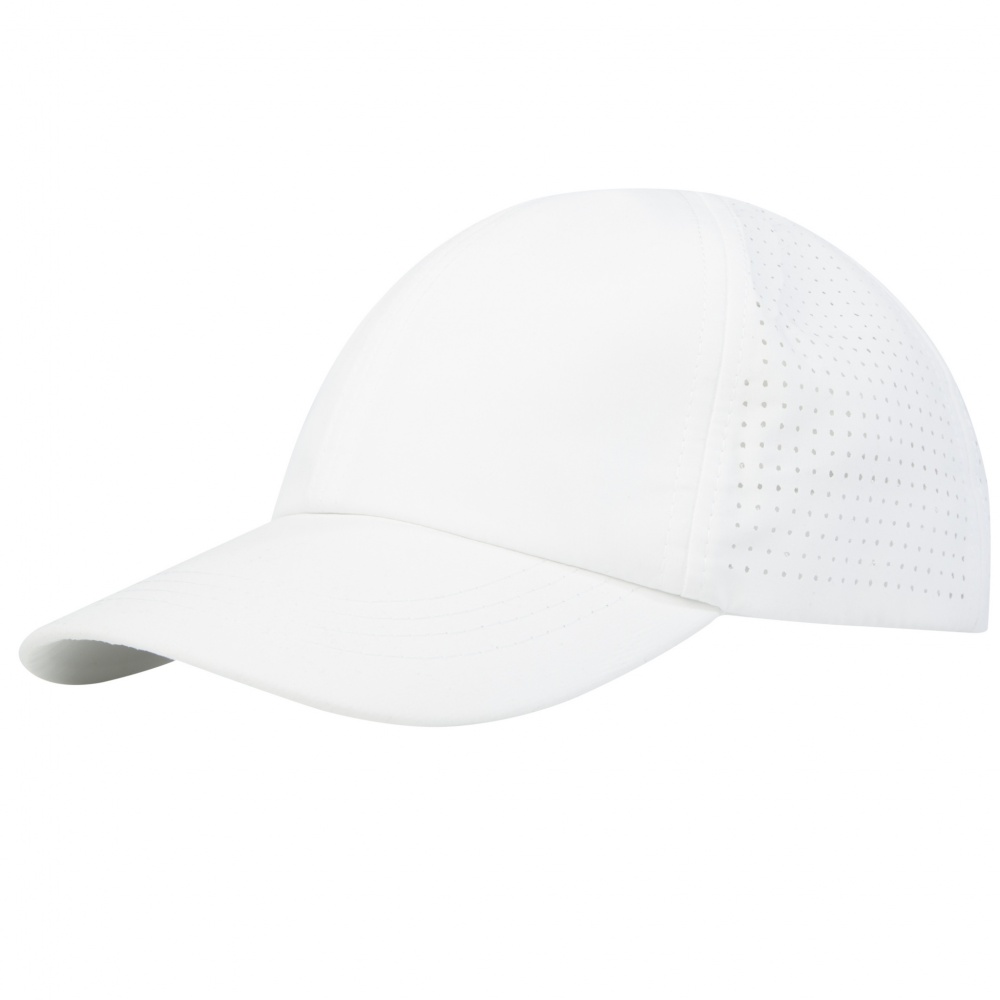 Logo trade promotional gifts picture of: Mica 6 panel GRS recycled cool fit cap