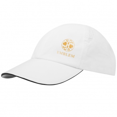 Logo trade advertising products picture of: Morion 6 panel GRS recycled cool fit sandwich cap