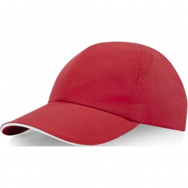 Logotrade corporate gift picture of: Morion 6 panel GRS recycled cool fit sandwich cap