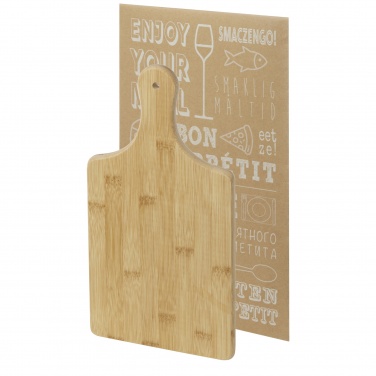 Logotrade promotional giveaway image of: Quimet bamboo cutting board