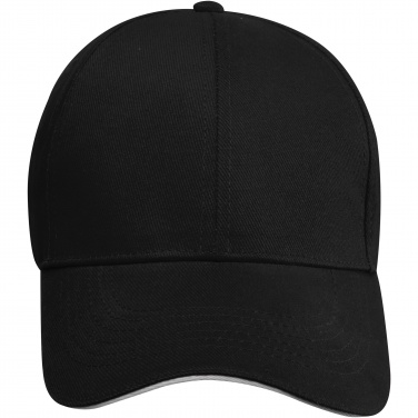 Logo trade corporate gift photo of: Topaz 6 panel GRS recycled sandwich cap