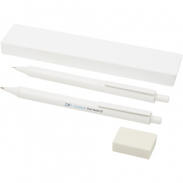 Logo trade corporate gifts image of: Salus anti-bacterial pen set