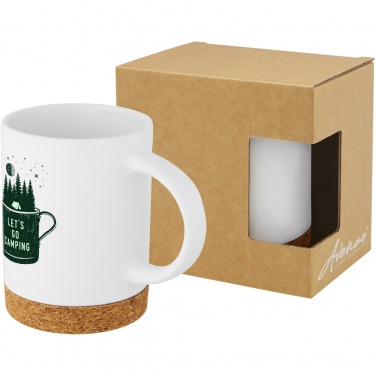 Logotrade business gift image of: Neiva 425 ml ceramic mug with cork base