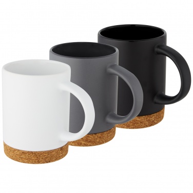 Logo trade promotional giveaways picture of: Neiva 425 ml ceramic mug with cork base