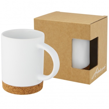 Logo trade promotional products picture of: Neiva 425 ml ceramic mug with cork base