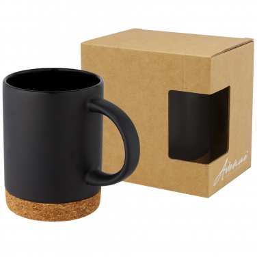 Logo trade promotional gifts picture of: Neiva 425 ml ceramic mug with cork base