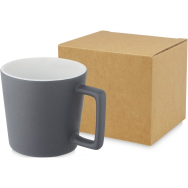 Logo trade business gift photo of: Cali 370 ml ceramic mug with matt finish