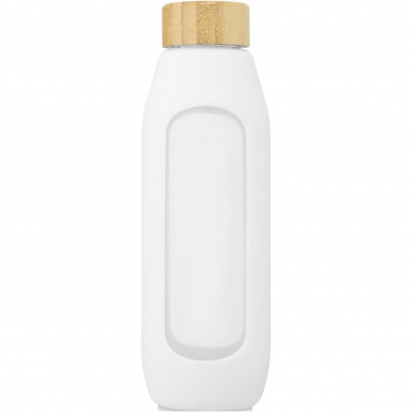 Logotrade promotional merchandise image of: Tidan 600 ml borosilicate glass bottle with silicone grip