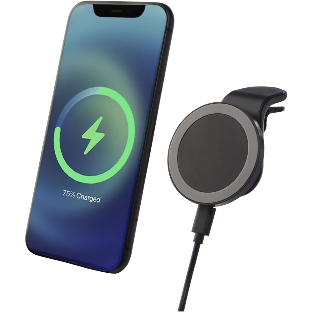 Logotrade promotional item image of: Magclick 10W wireless magnetic car charger