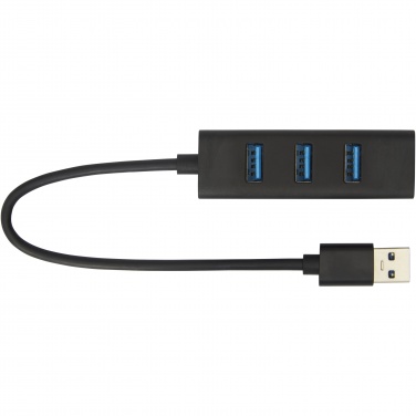 Logo trade business gifts image of: ADAPT aluminum USB 3.0 hub