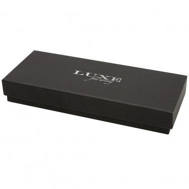 Logo trade promotional merchandise photo of: Tactical Dark duo pen gift box