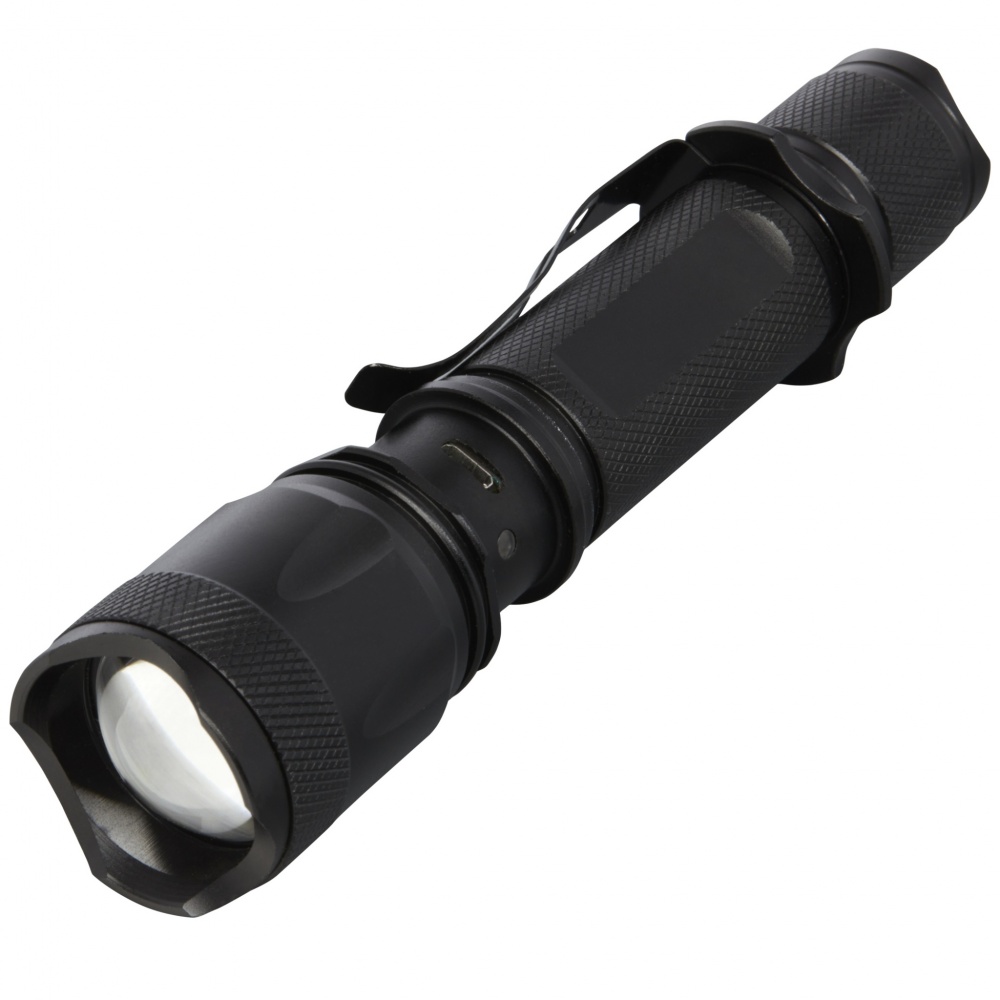 Logo trade advertising products picture of: Mears 5W rechargeable tactical flashlight