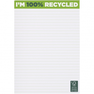 Logo trade advertising products image of: Desk-Mate® A5 recycled notepad