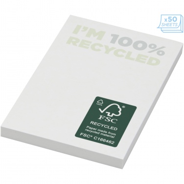 Logo trade corporate gifts picture of: Sticky-Mate® recycled sticky notes 50 x 75 mm 