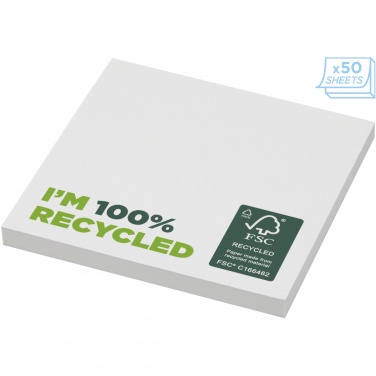 Logotrade promotional giveaway image of: Sticky-Mate® recycled sticky notes 75 x 75 mm