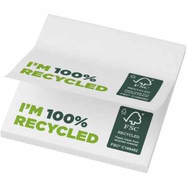 Logo trade promotional merchandise photo of: Sticky-Mate® recycled sticky notes 75 x 75 mm