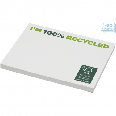 Logo trade advertising products image of: Sticky-Mate® recycled sticky notes 100x75 mm