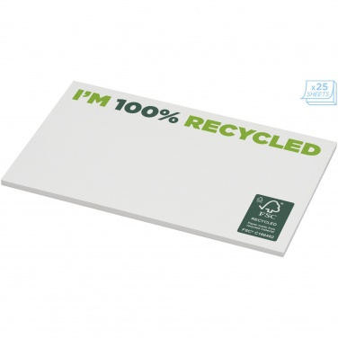 Logo trade promotional gifts picture of: Sticky-Mate® recycled sticky notes 127 x 75 mm