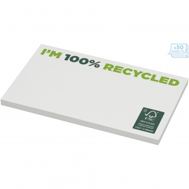 Logo trade promotional merchandise photo of: Sticky-Mate® recycled sticky notes 127 x 75 mm